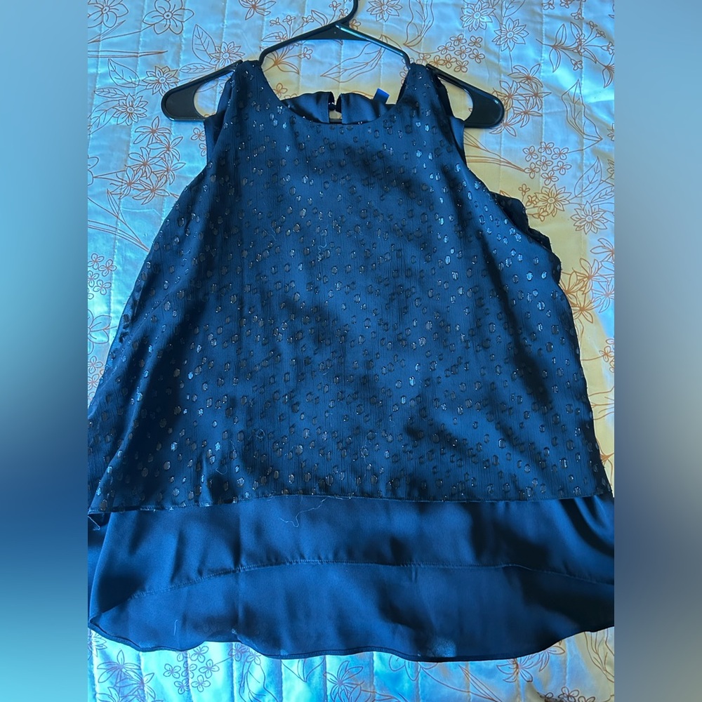 Apt. 9 Navy Sleeveless Tank Top
